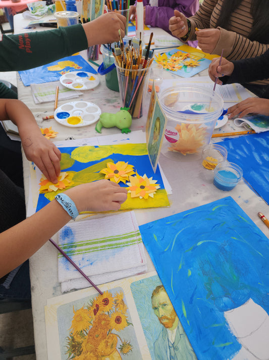 Pintura para niños (11 Abril 2026): La noche estrellada - Van Gogh